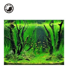 43自然水族9085水之语 单面背景画(薄画) 30CM